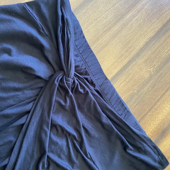 Three Dots - Tulip Knit Skirt - Balck - Size M - Picture 4 of 7